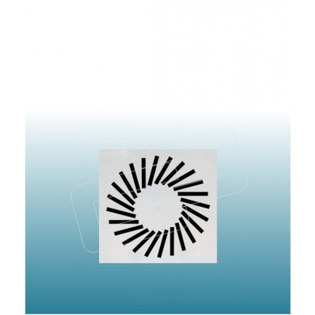 DIFUSOR ROTACIONAL LACADO BLANCO CON P. MONTAJE