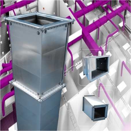 CONDUCTOS RECTANGULARES GALVANIZADOS PARA CLIMATIZACIÓN Y VENTILACIÓN - ACÚSTICOS | CONAIRE - PIB SONOCLIMA