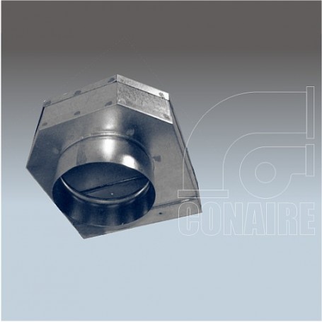 CODO MIXTO 90º GALVANIZADO |  JG MINI VENT - CONAIRE