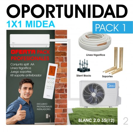 PACK (2) -PROMOCIÓN_PROFESIONAL (1x MIDEA)