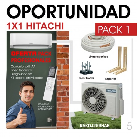 PACK (5) -PROMOCIÓN_PROFESIONAL (1x HITACHI-ARIHOME-400)