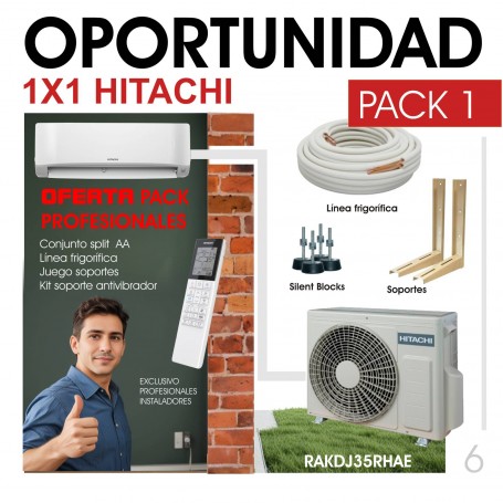 PACK (6) -PROMOCIÓN_PROFESIONAL (1x HITACHI-ARIHOME-600)