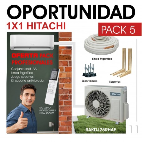 PACK (11) -PROMOCIÓN_PROFESIONAL (5x HITACHI-ARIHOME-400)