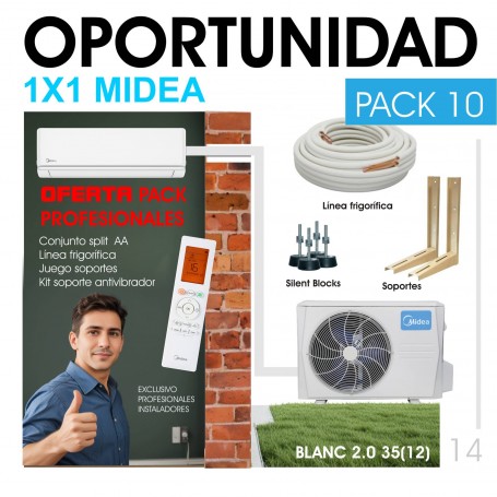 PACK (14) -PROMOCIÓN_PROFESIONAL (10x MIDEA)