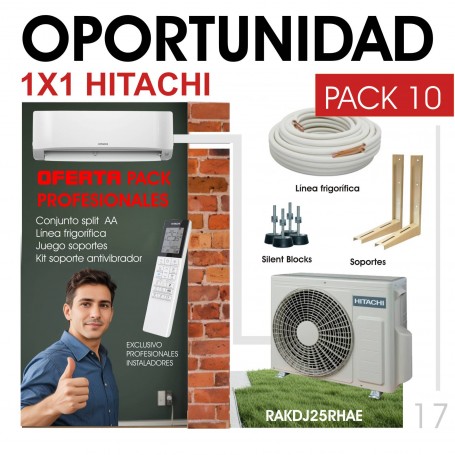 PACK (17) -PROMOCIÓN_PROFESIONAL (10x HITACHI-ARIHOME-400)