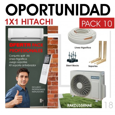 PACK (18) -PROMOCIÓN_PROFESIONAL (10x HITACHI-ARIHOME-600)