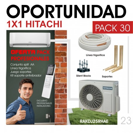 PACK (23) -PROMOCIÓN_PROFESIONAL (30x HITACHI-ARIHOME-400)