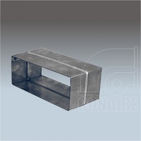 MANGUITO UNIÓN RECTANGULAR GALVANIZADO |  JG MINI VENT - CONAIRE (2720)
