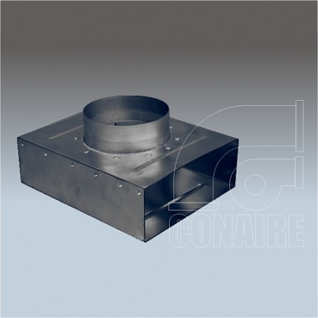 TE SIMPLE MIXTA GALVANIZADA |  JG MINI VENT - CONAIRE (2725)