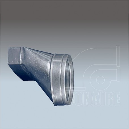 ADAPTADOR EXCÉNTRICO MIXTO GALVANIZADO | JG MINI VENT-CONAIRE (2727)