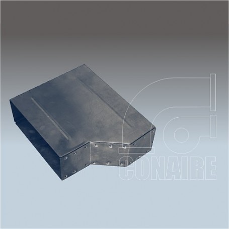 REDUCCIÓN EXCÉNTRICA RECTANGULAR GALVANIZADA | JG MINI VENT - CONAIRE (2730)