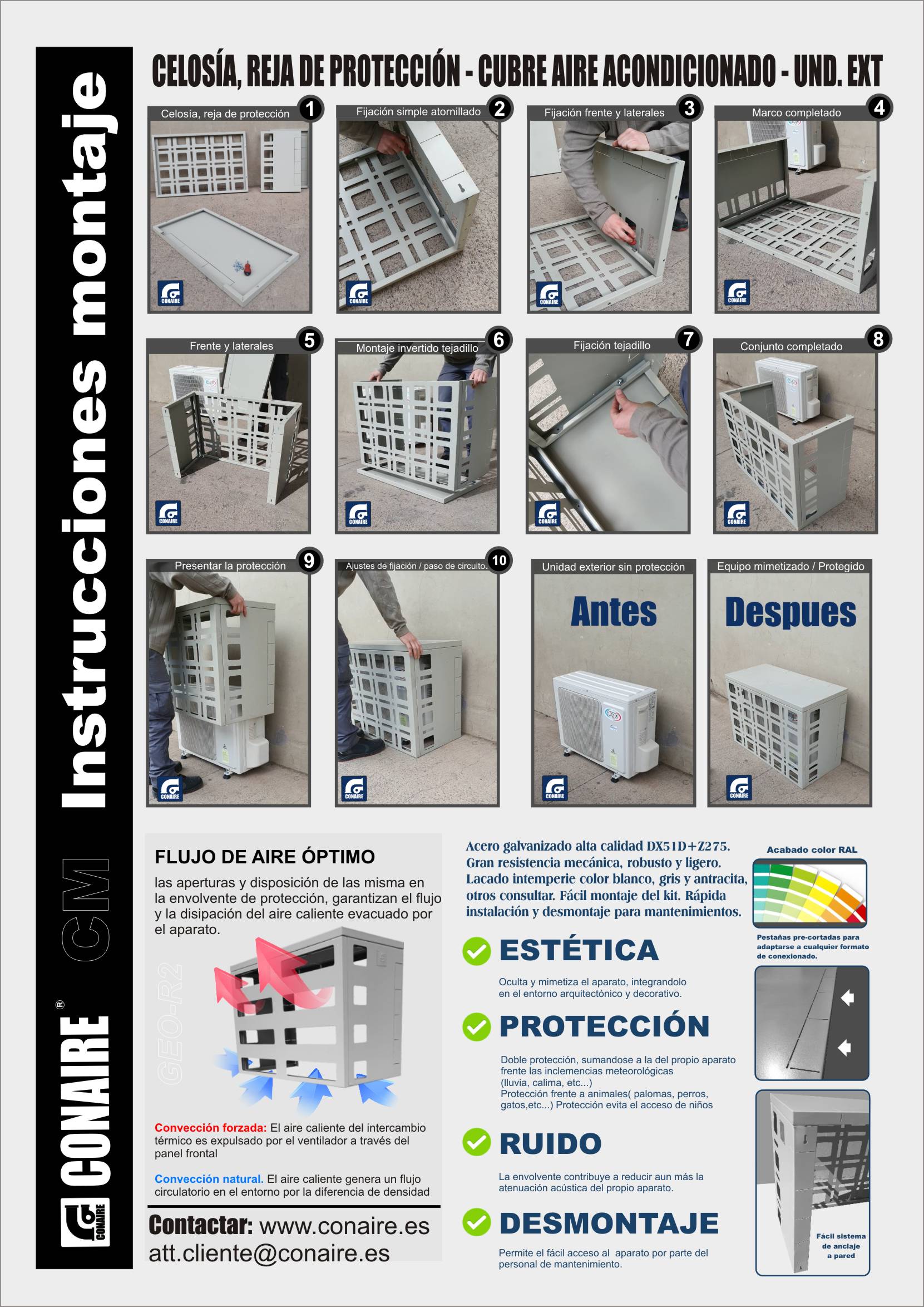 comparativos estanqueidad sistemas unión conductos de chapa galvanizada