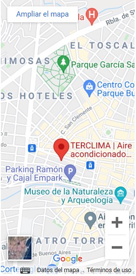 plano situación Terclima- aire acondicionado